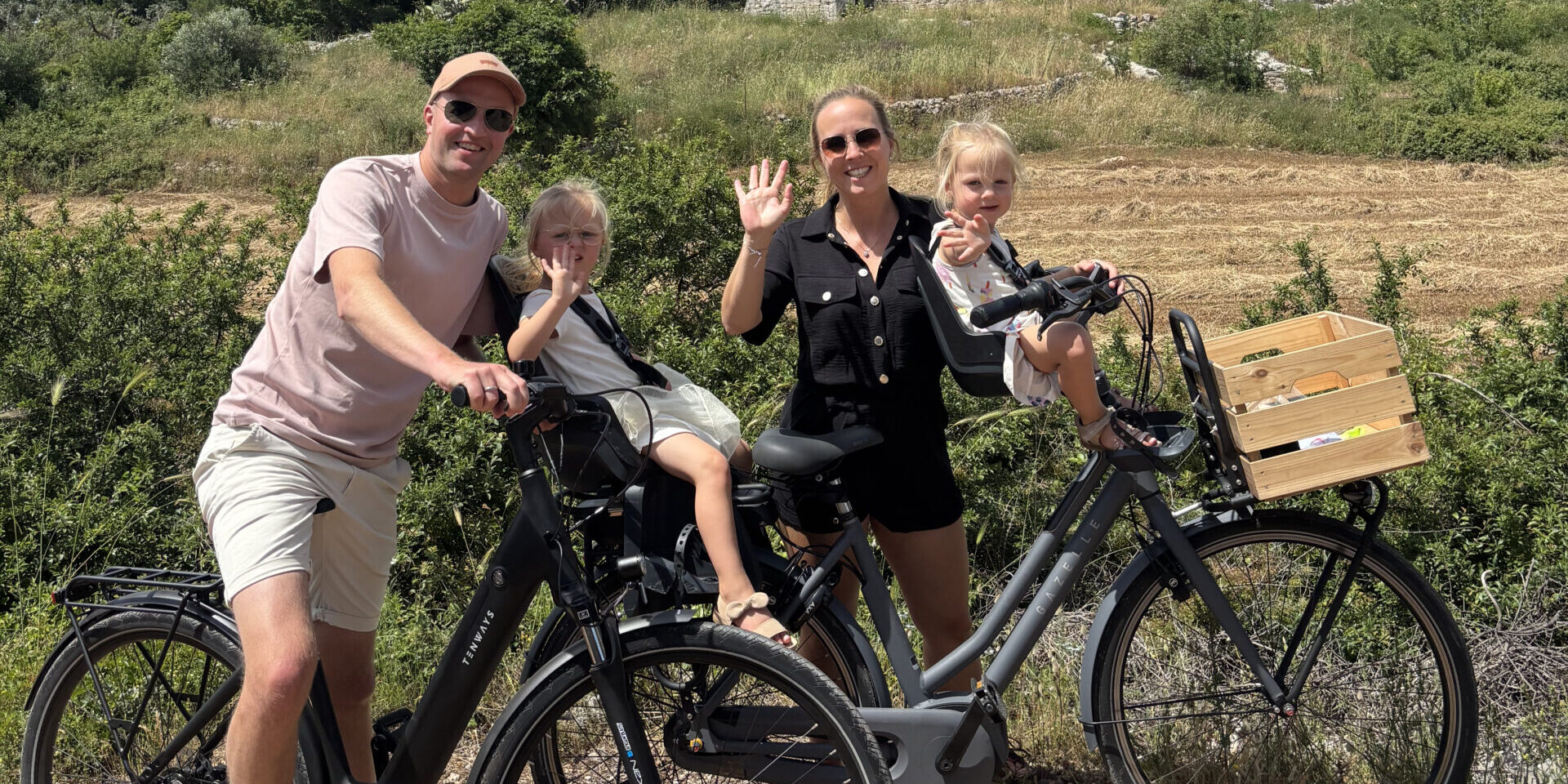 De zomer is in volle gang: fietsen in Puglia met blije gasten!